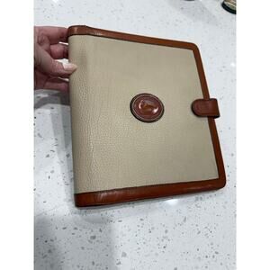 Vintage Dooney & Bourke All Weather Leather Organizer 9.5x8.5